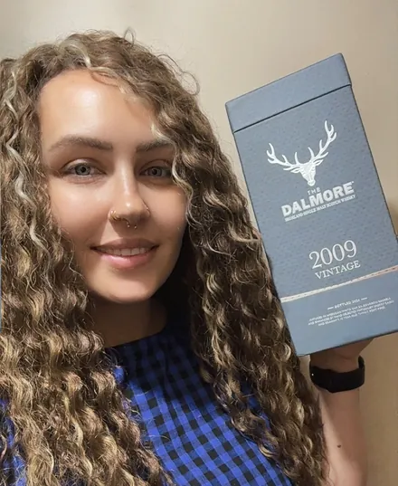 A Highland Vault winner with their Dalmore 2009 Vintage