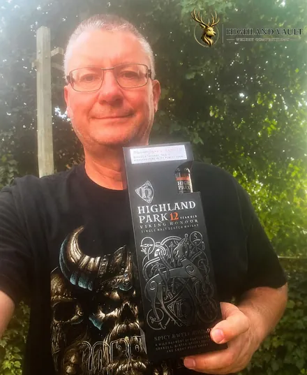 A Highland Vault winner with their Highland Park 12