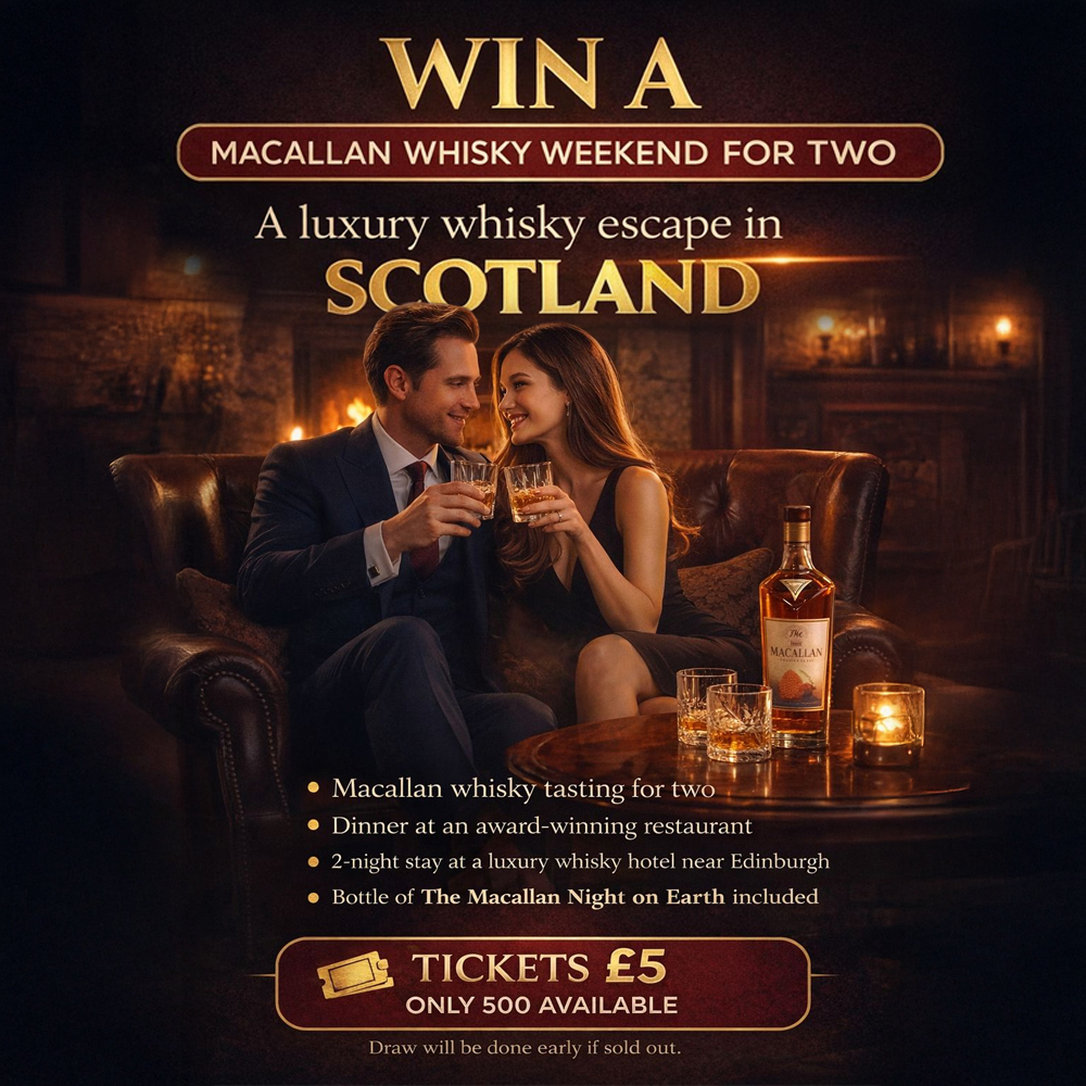 WIN A MACALLAN WHISKY WEEKEND FOR TWO