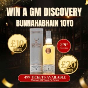 Win a GM Discovery Bunnahabhain 10yo Heavily Peated V3