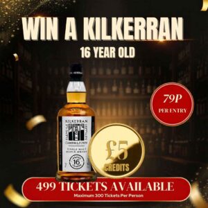 Win a Kilkerran 16yo + Instant Wins