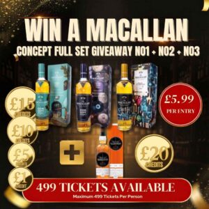 Win a Macallan Concept Full Set Giveaway No1 + No2 + No3 + Instant Wins