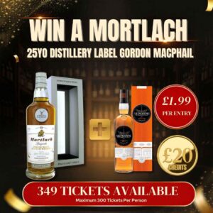 Win a Mortlach 25yo Distillery Label Gordon Macphail + Instant Wins