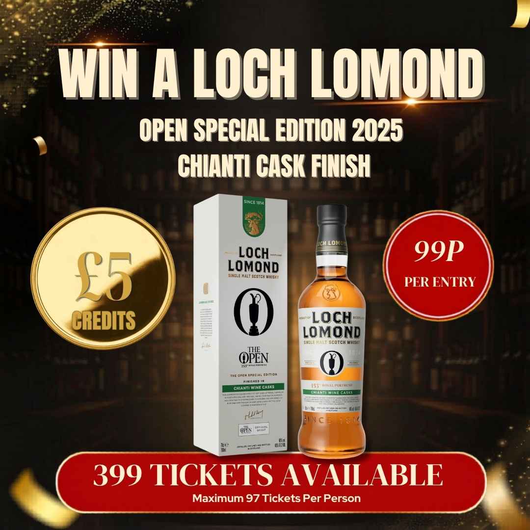 Win a Loch Lomond Open Special Edition 2025 Chianti Cask Finish + Instant Wins