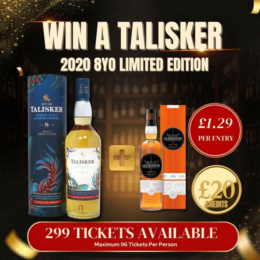 Win a Talisker 2020 8YO Limited Edition + Instant Wins