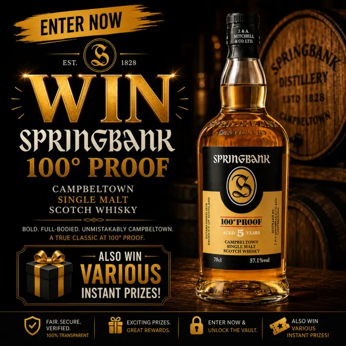 Springbank 100 Proof Cult Rare Allocation Bottle