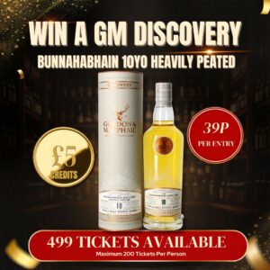 Win a GM Discovery Bunnahabhain 10yo Heavily Peated + Instant Wins