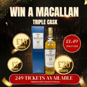 Win a Macallan Triple Cask + Instant Wins
