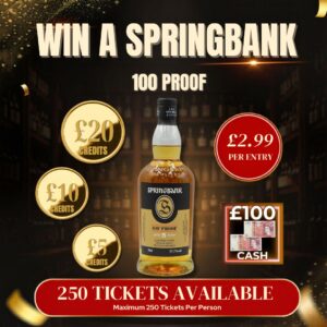 Win a Springbank 100 Proof + Instant Wins
