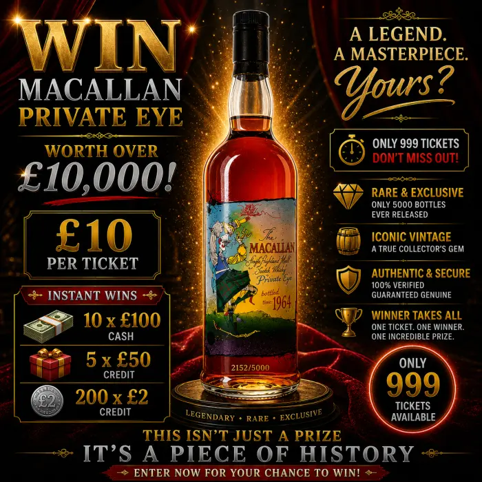 The Iconic Macallan Private Eye worth a Staggering £10,000+