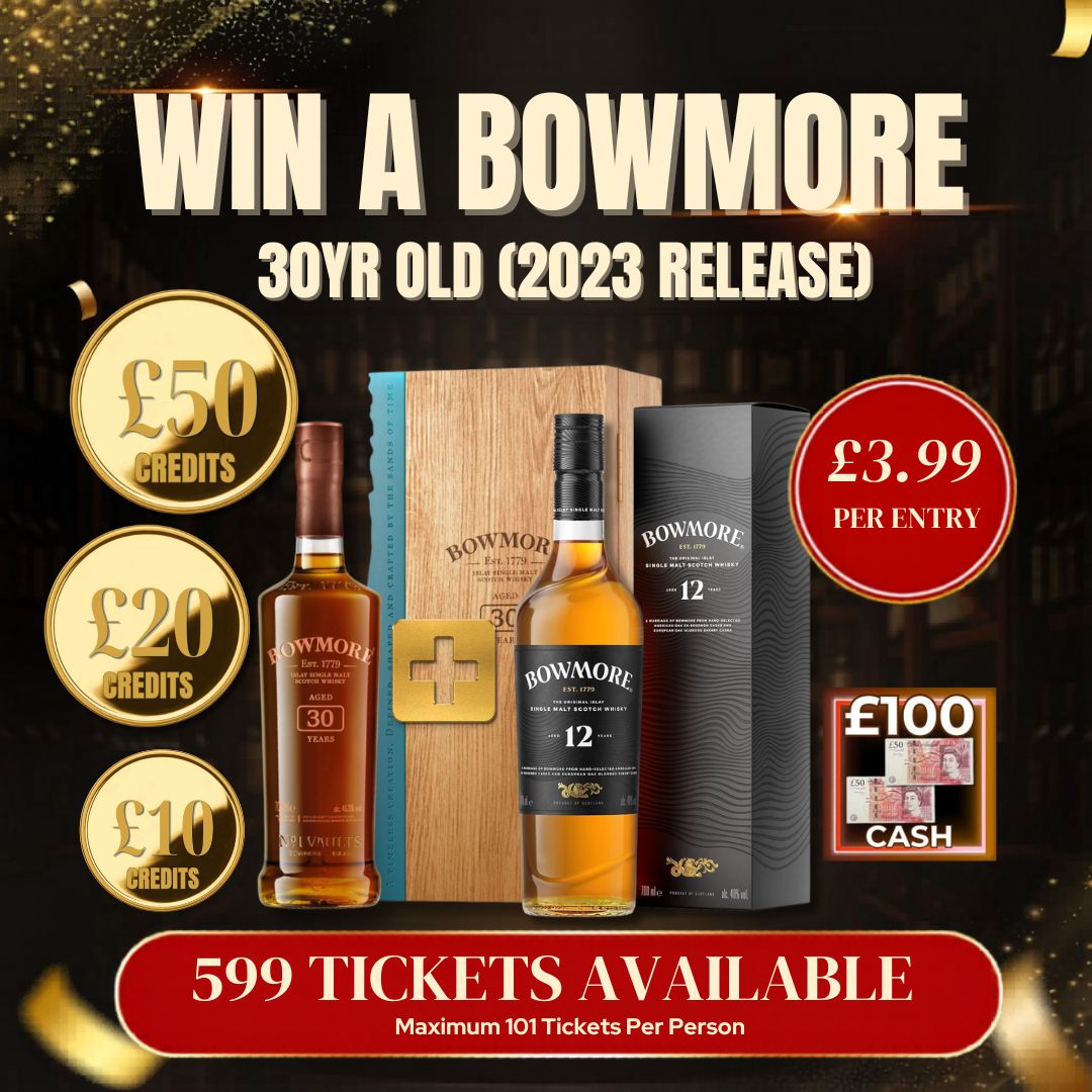 Win a Bowmore 30 + Instant Wins