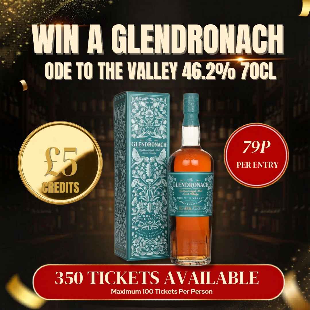 Win a Glendronach Ode to the Valley 46.2% 70cl + Instant Wins
