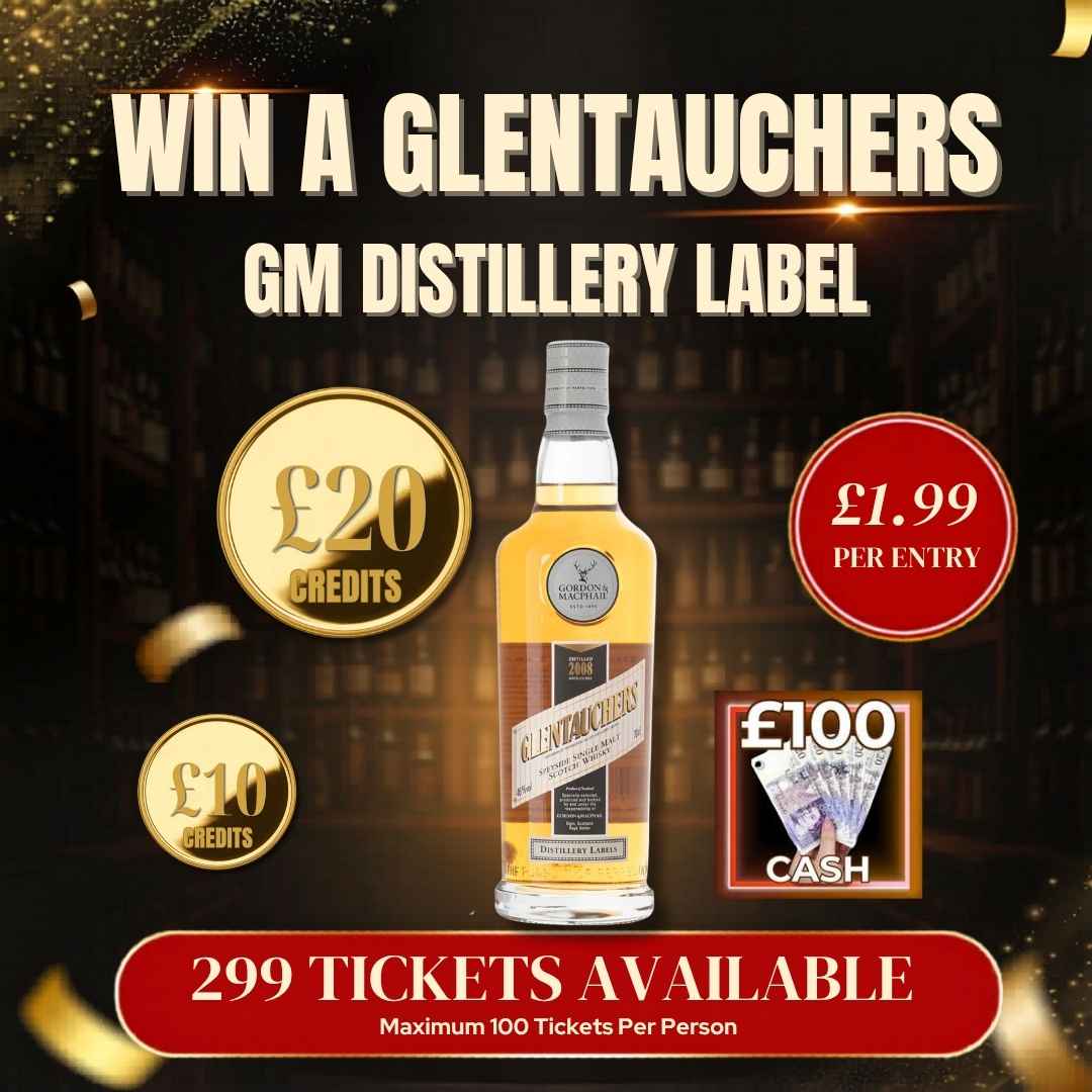 Win a Glentauchers GM Distillery Label + Instant Wins