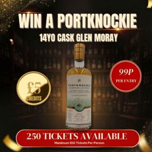 Win a Portknockie 14yo Cask Glen Moray + Instant Wins