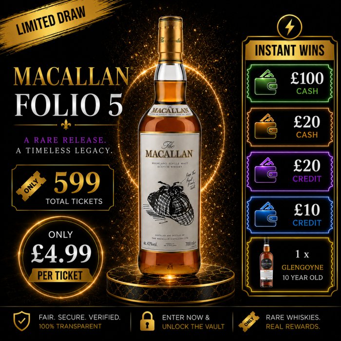Macallan Folio 5- Collectors Dream Bottle- MEGA DROP