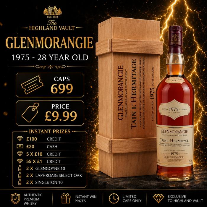 Glenmorangie 1975 - 28 Year Old - Tain L'Hermitage £2000 Drop