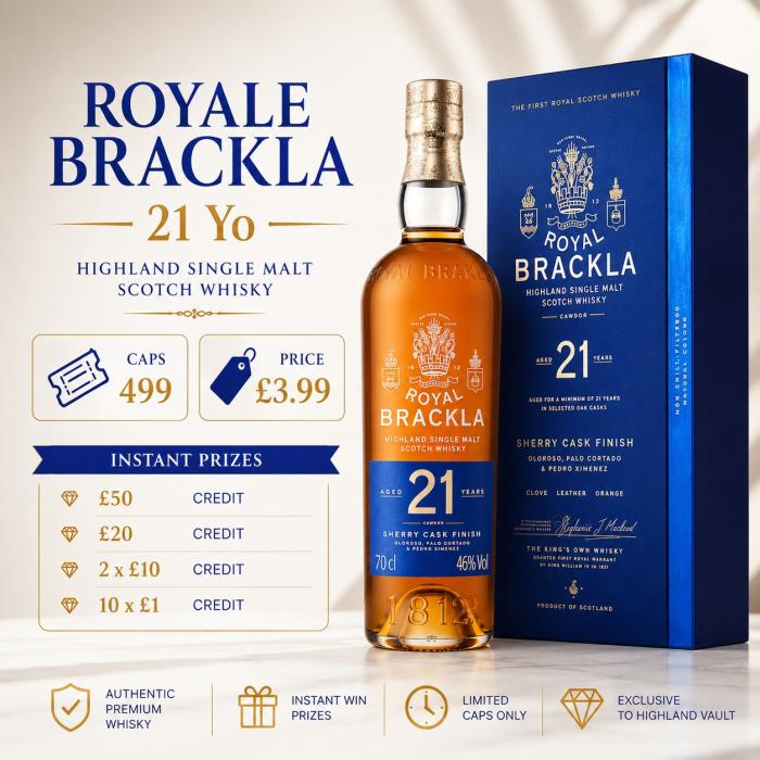ROYAL BRACKLA 21 YEAR OLD