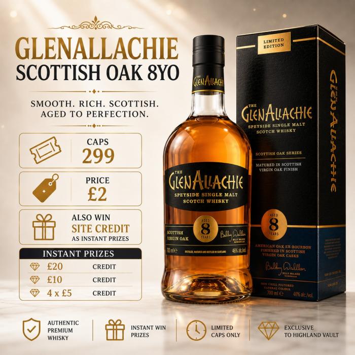 GLENALLACHIE 8 YEAR OLD SCOTTISH OAK