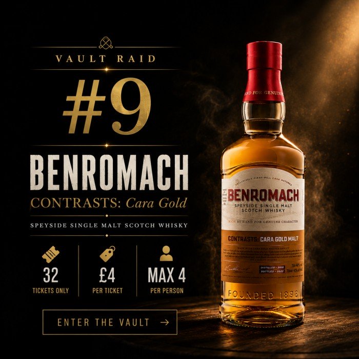 BENROMACH CONTRASTS : CARA GOLD – Vault Raid #9