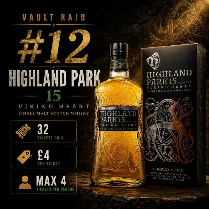 HIGHLAND PARK 15 Yo  - VIKING HEART VAULT RAID #12