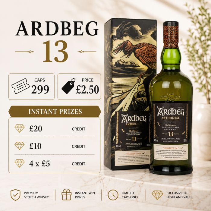 ARDBEG ANTHOLOGY: THE HARPY’S TALE 13 YEAR OLD  THE FIRST RELEASE
