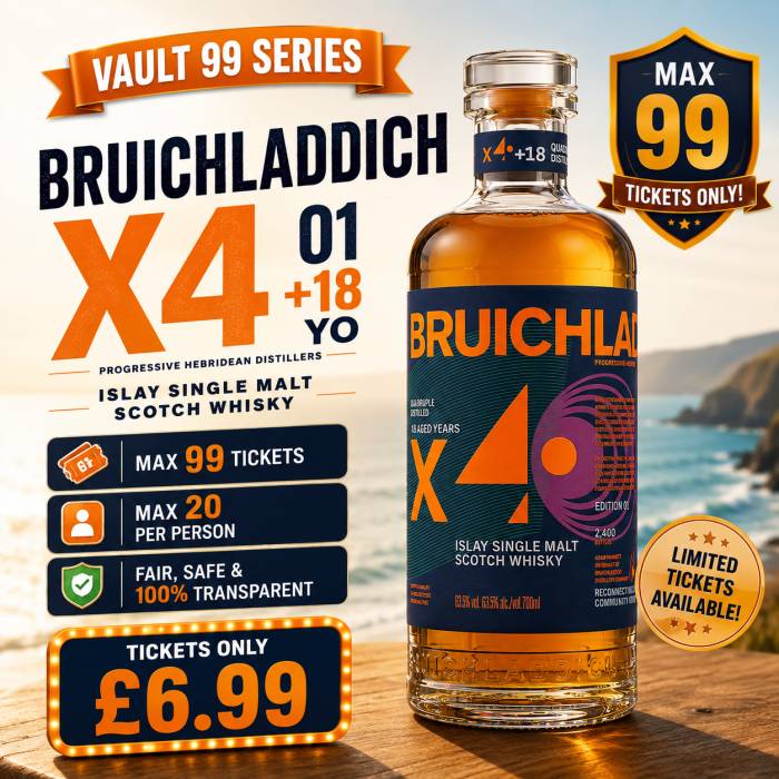 BRUICHLADDICH X4+18Yo Edition 1 – Vault 99 #002