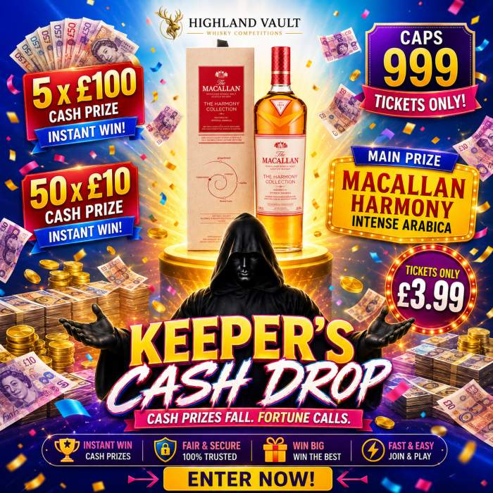 KEEPER’S CASH DROP