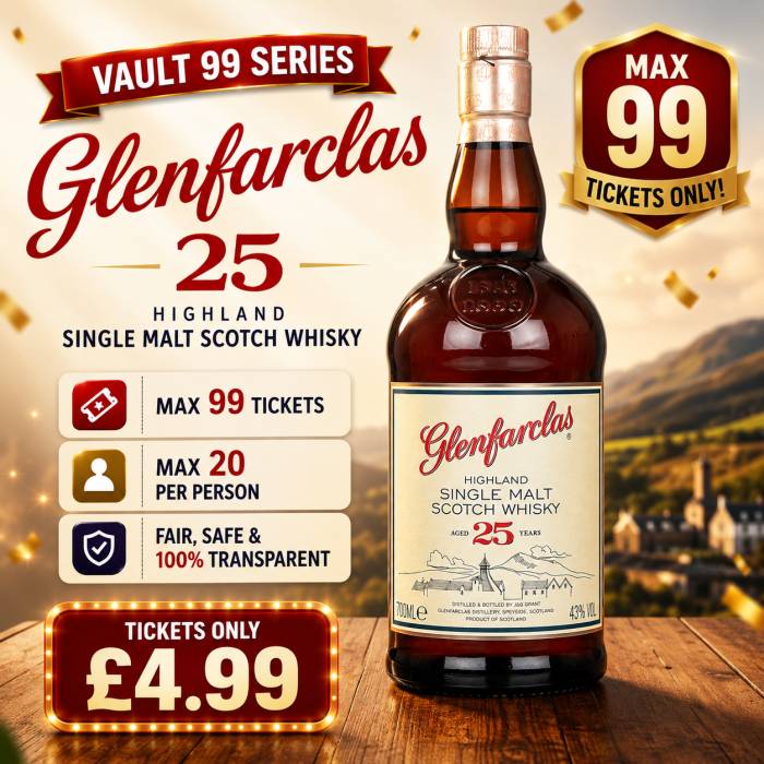 GLENFARCLAS 25- VAULT 99 SERIES #004