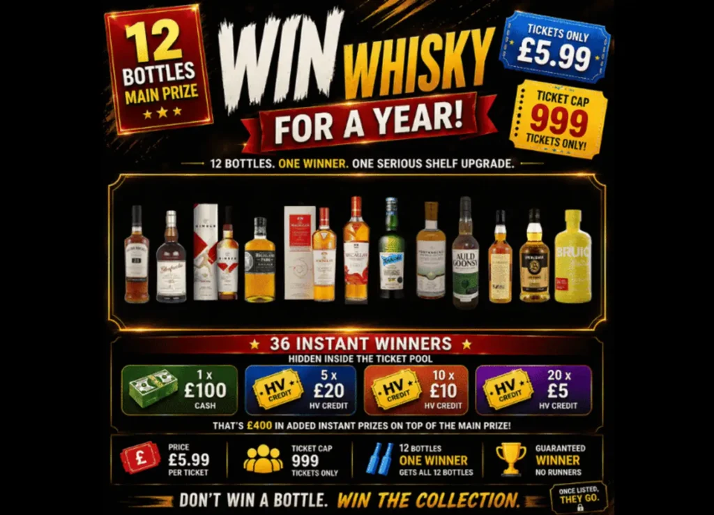 WIN WHISKY FOR A YEAR- Collection worth £2k