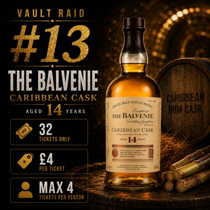 BALVENIE 14 YEAR OLD CARIBBEAN CASK – Vault Raid #13