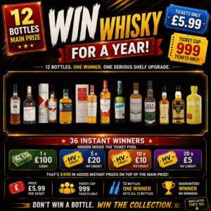 WIN WHISKY FOR A YEAR- Collection worth £2k