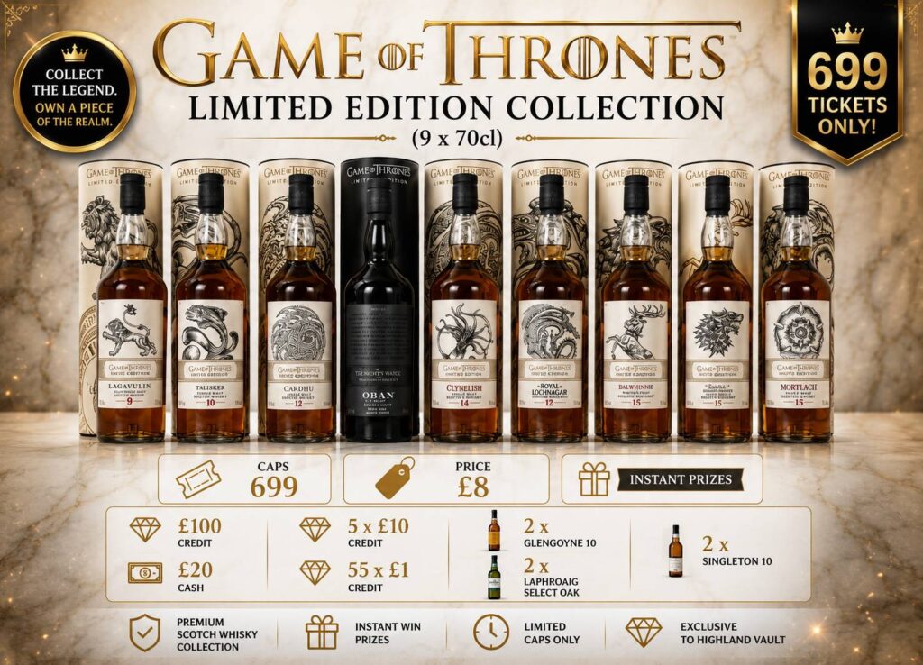 GAME OF THRONES LIMITED EDITION COLLECTION (9 x 70CL)