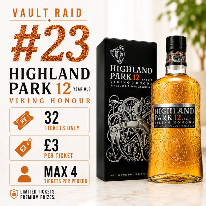 HIGHLAND PARK 12 YEAR OLD – VIKING HONOUR – VAULT RAID #23