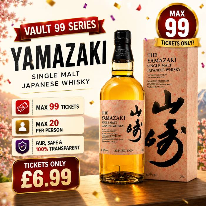 THE YAMAZAKI ISLAY PEATED MALT TSUKURIWAKE 2024 EDITION- VAULT 99 #001