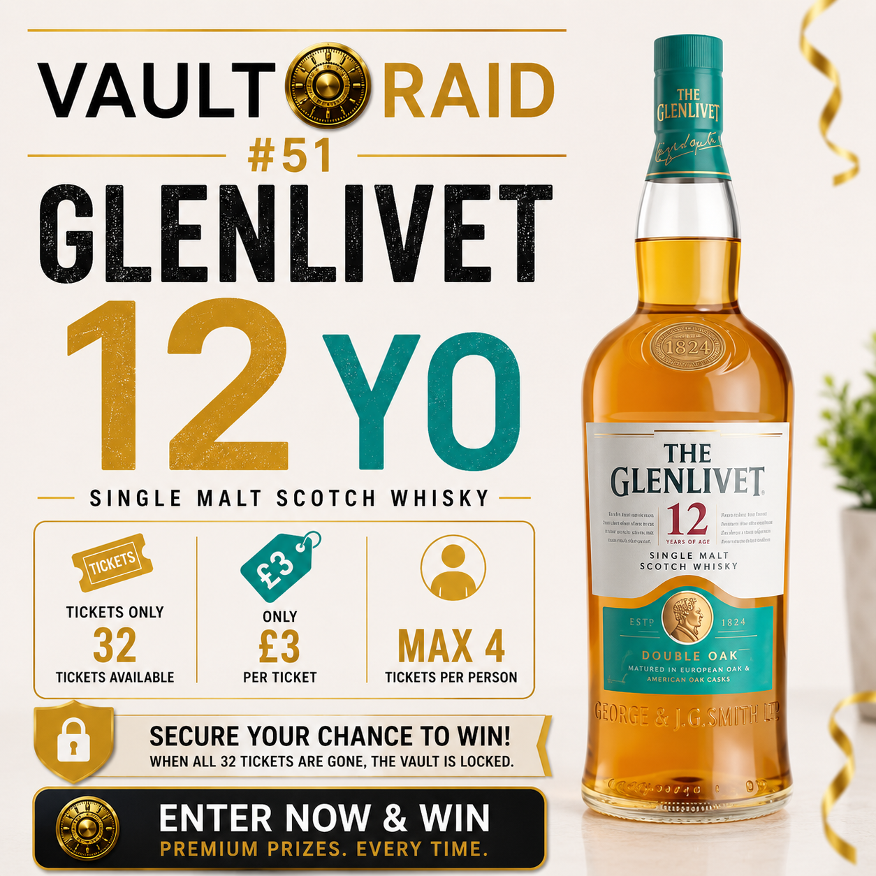 GLENLIVET 12 YO – VAULT RAID #51