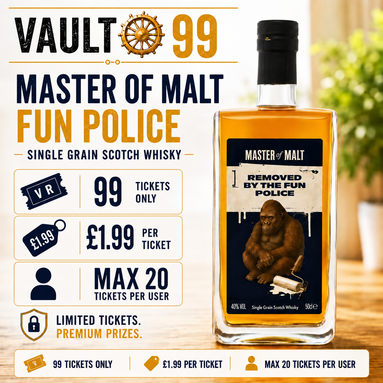 MASTER OF MALT FUN POLICE – VAULT RAID