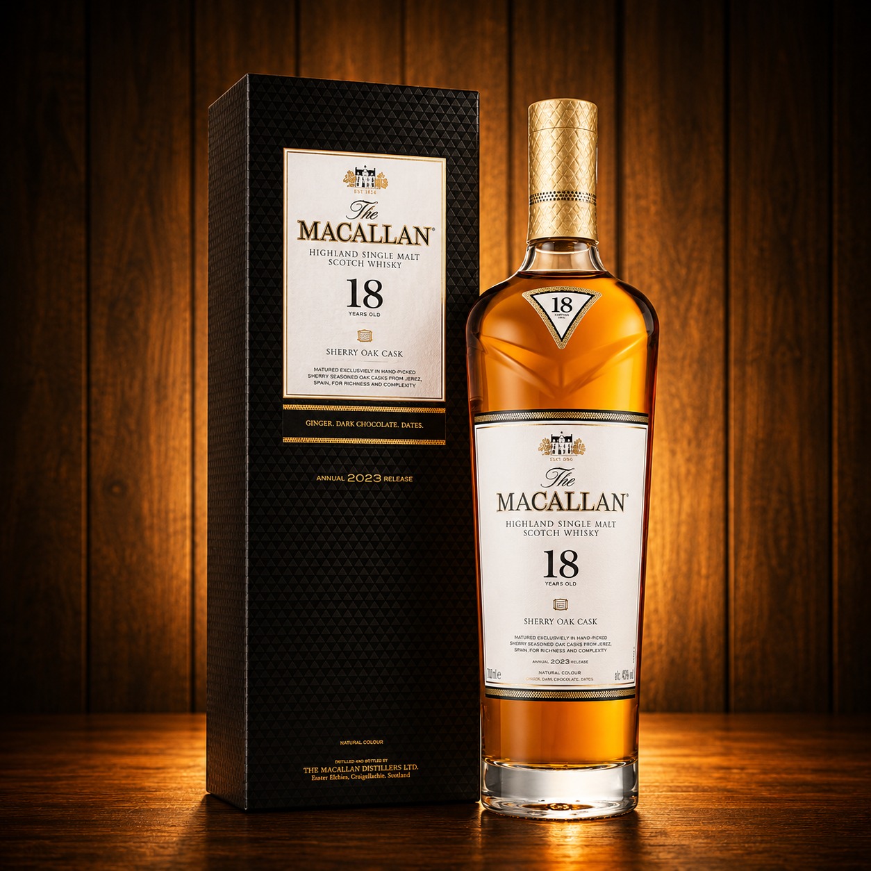 THE MACALLAN SHERRY OAK 18 YO (2023 RELEASE)