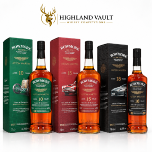 BOWMORE ASTON MARTIN 10/15/18 – TRAVEL EXCLUSIVE SET OF THREE!