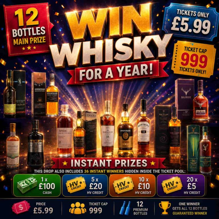 WIN WHISKY FOR A YEAR- COLLECTION OVER £1500