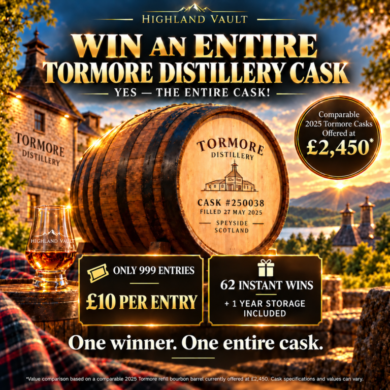 WIN AN ENTIRE TORMORE DISTILLERY CASK