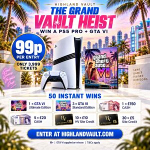 THE GRAND VAULT HEIST — WIN A PS5 PRO + GTA VI!