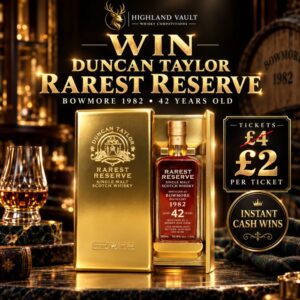 DUNCAN TAYLOR RAREST RESERVE BOWMORE 1982 (42 YO GOLD BAR)