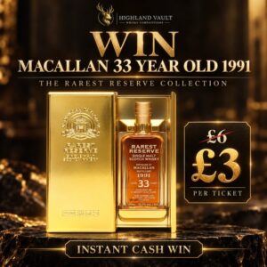 RAREST RESERVE MACALLAN 1991 33 YO GOLD BAR