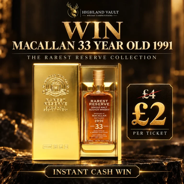 RAREST RESERVE MACALLAN 1991 33 YO GOLD BAR