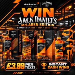 JACK DANIEL McLAREN LIMITED EDITION SET OF 4