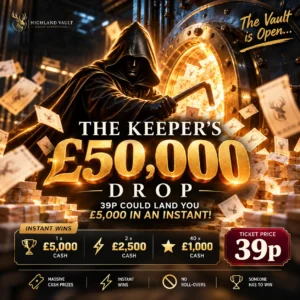 KEEPER VAULT BREAK £50000 CASH INSTANTS