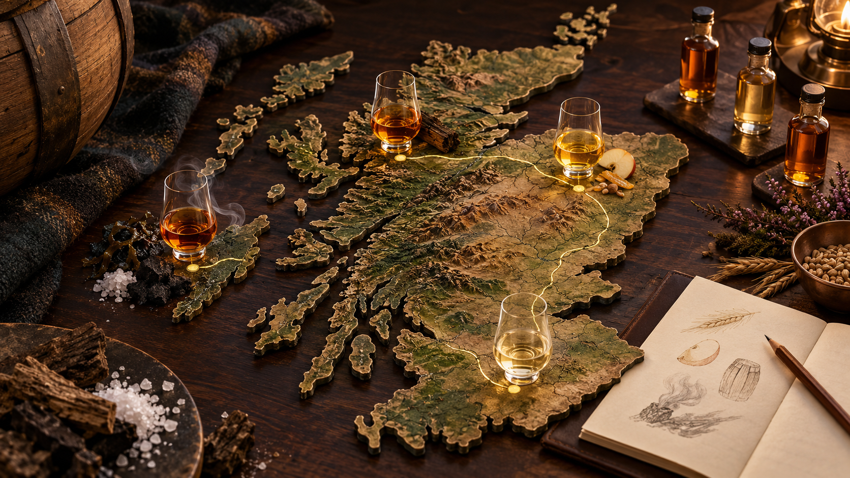 Tour of Scotland whisky advent calendar