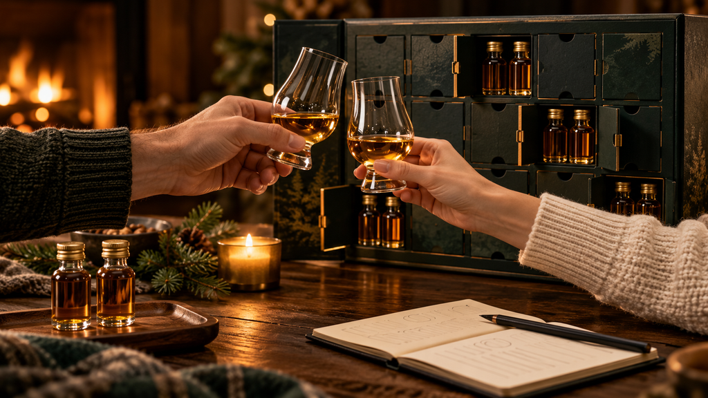 Couple's whisky advent calendar